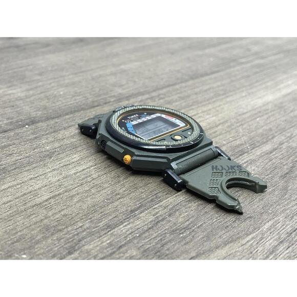 1991 Timex Blazer 707 Vintage Digital Watch Temp High Tide Light *NO BAND/STRAP main image 9